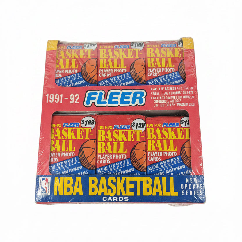 1991-92 Fleer Basketball Series 2 18-Pack Jumbo Box