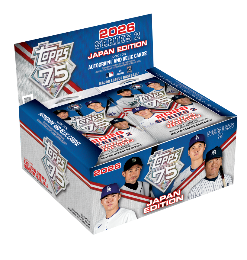 2026 Topps Series 2 Baseball JAPAN EDITION 75th Anniversary Display Box (Sealed)