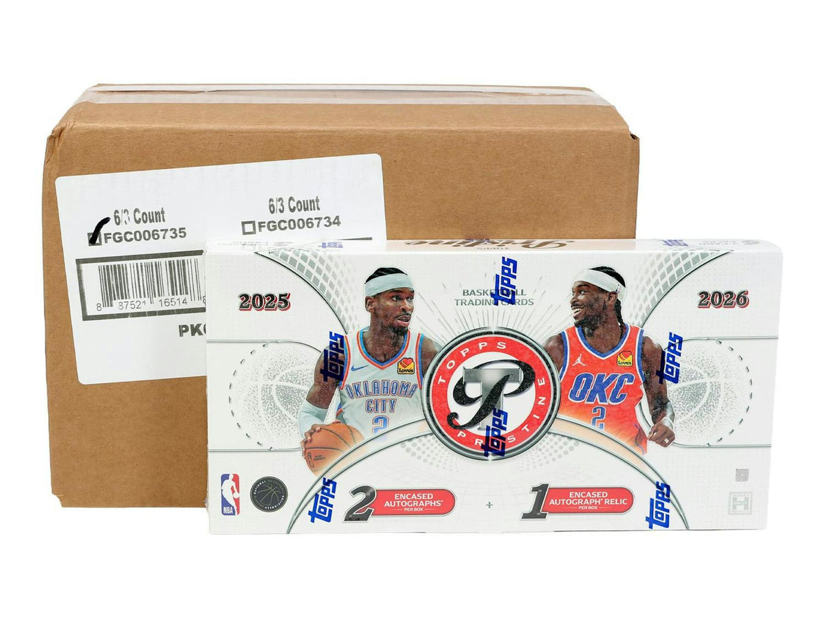 2025-26 Topps Pristine Basketball Hobby 6-Box Case (Presell 9/24)