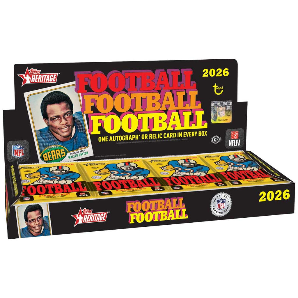 2026 Topps Heritage Football Hobby Box