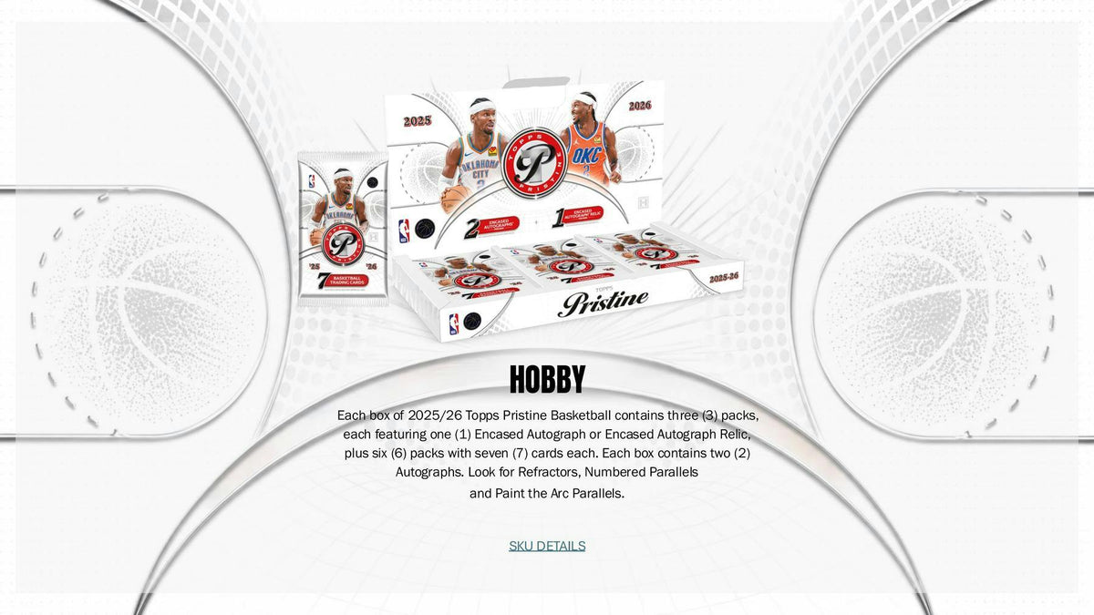 2025-26 Topps Pristine Basketball Hobby 6-Box Case (Presell 9/24)