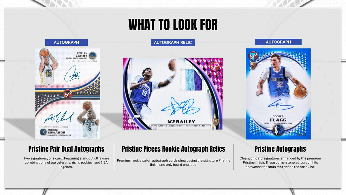 2025-26 Topps Pristine Basketball Hobby 6-Box Case (Presell 9/24)