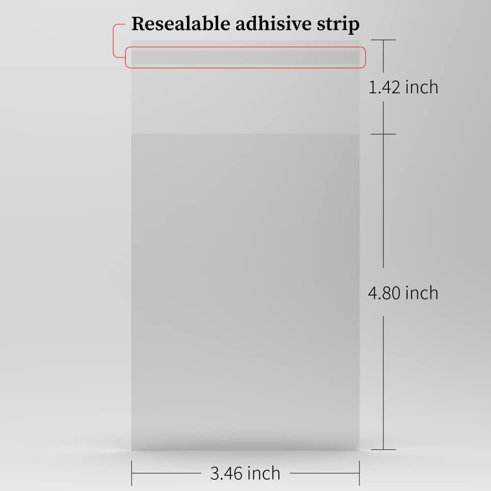 Rayvol Resealable Team Bags, Sleeves Fit 3x4 Top Loader 360pt and 23-260pt Magnetic Card Holders