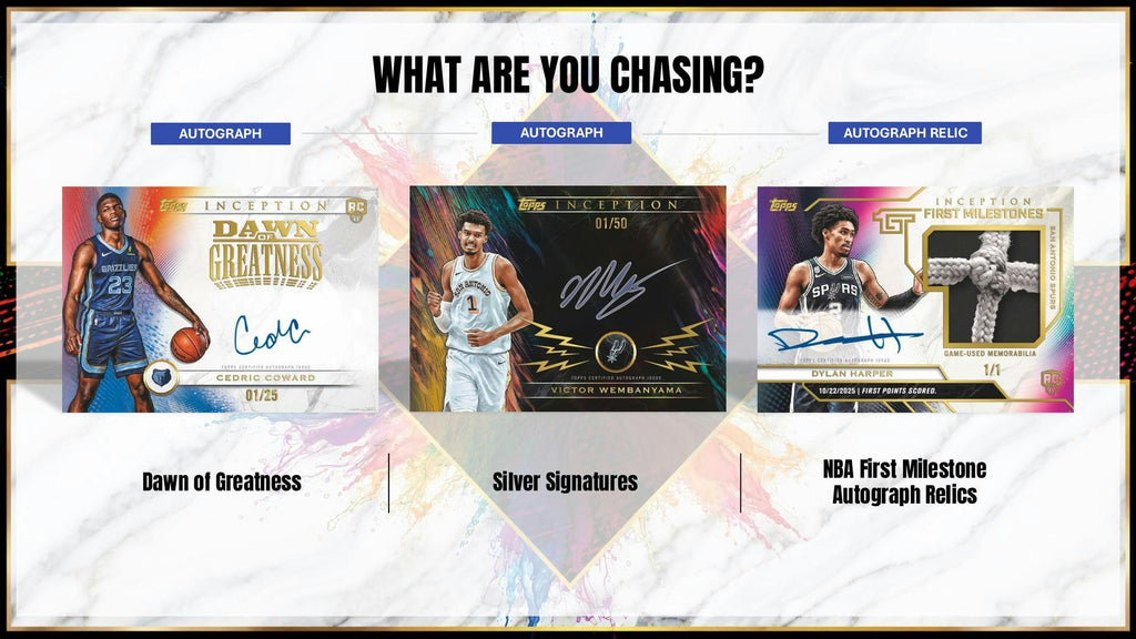 2025-26 Topps Inception Basketball Hobby Box (Presell 7/23)