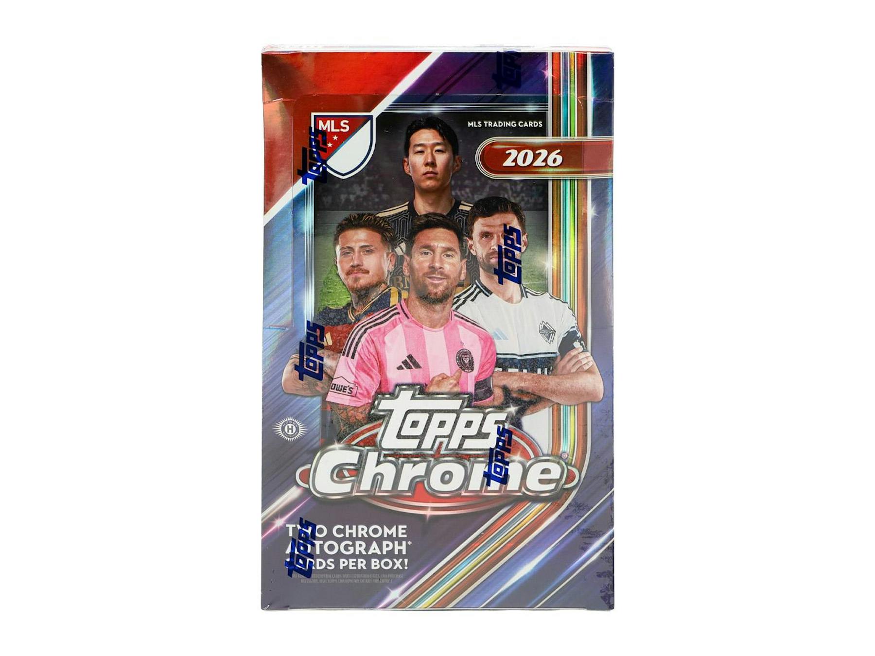 2026 Topps MLS Chrome Soccer Hobby 12-Box Case (9/10)
