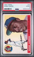 1955 Topps Hank Aaron #47 PSA 2 (GC)