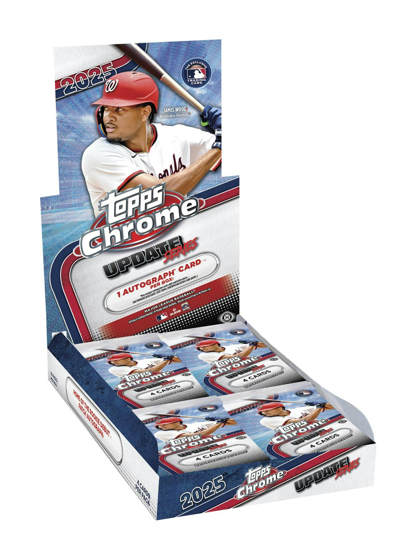 2025 Topps Chrome Update Series Baseball Hobby Pack (12/10)