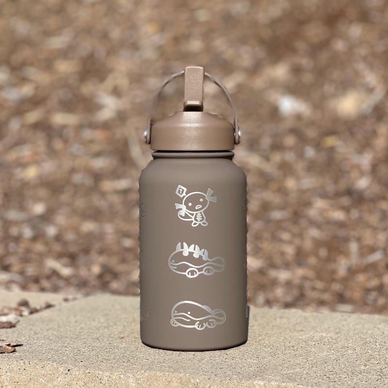 Pokémon-Inspired 22oz Tumbler Drink Bottle Travel Mug w/ Straw Lid