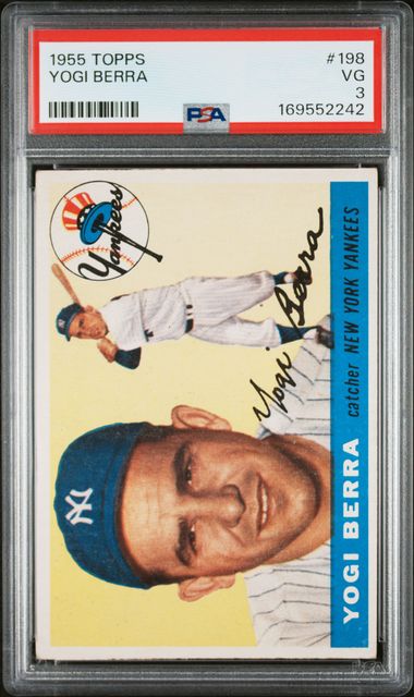 1955 Topps Yogi Berra #198 PSA 3 (GC)