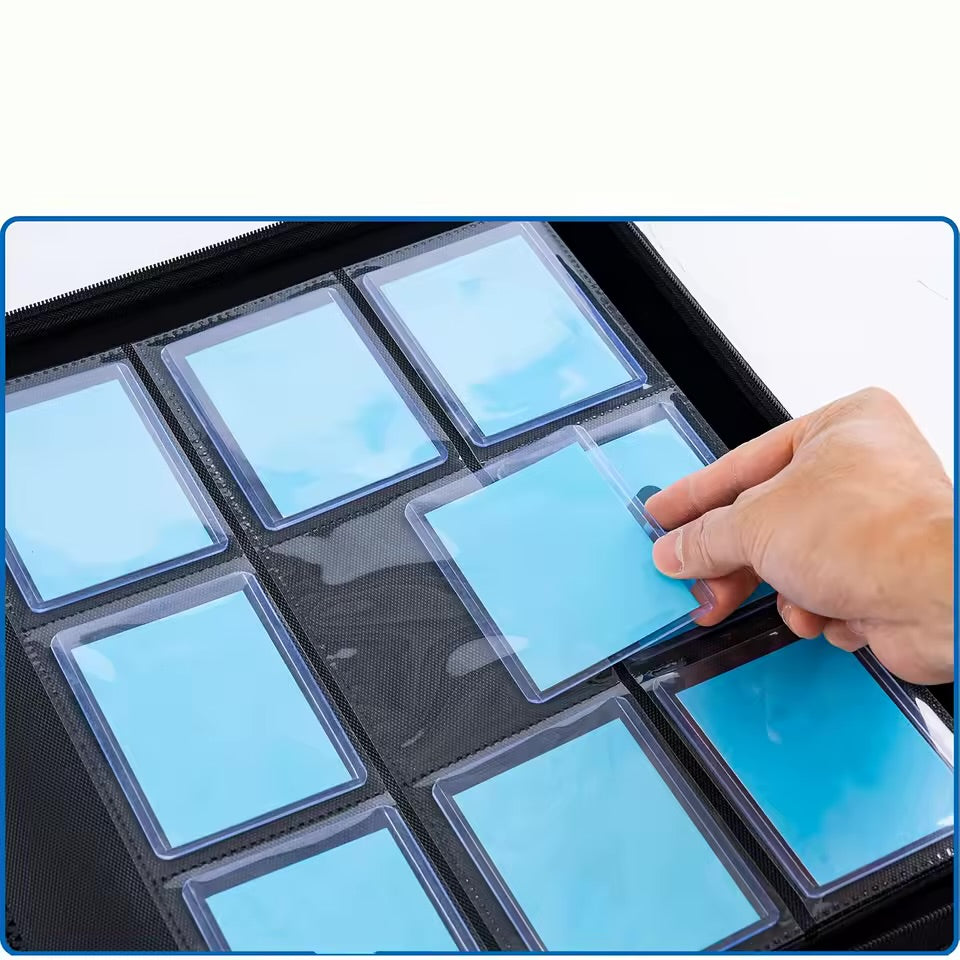 Generic Premium Series 9-Pocket Toploader Zippered Binder (14 Pages x 9 = 252 Cards)