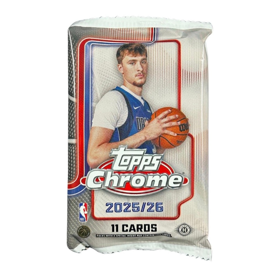 2025-26 Topps Chrome Basketball Hobby Jumbo Pack (12/17)