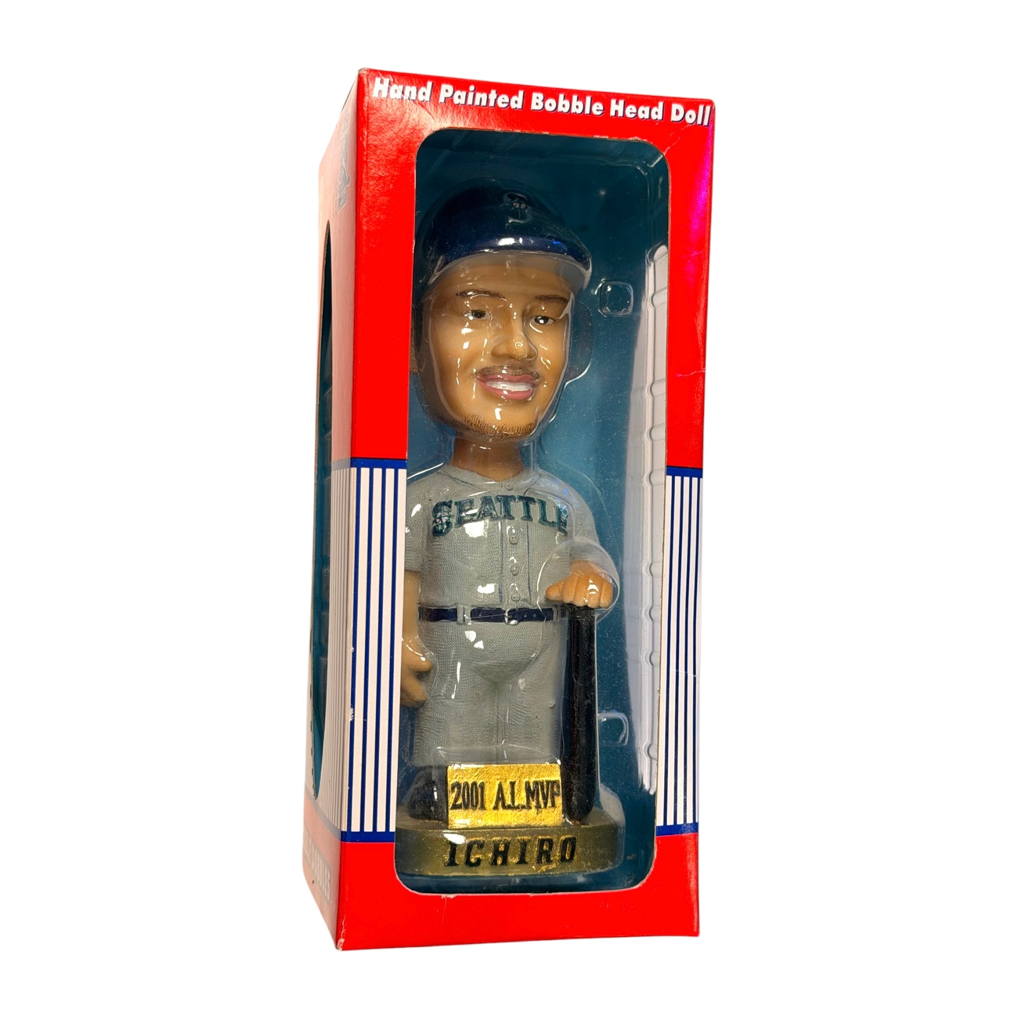 2001 Bobble Dobbles Ichiro Suzuki AL MVP Bobblehead Seattle Mariners