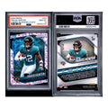 2025 PANINI PRIZM #301 TRAVIS HUNTER CHERRY BLOSSOM CHOICE PSA 10 (JC)