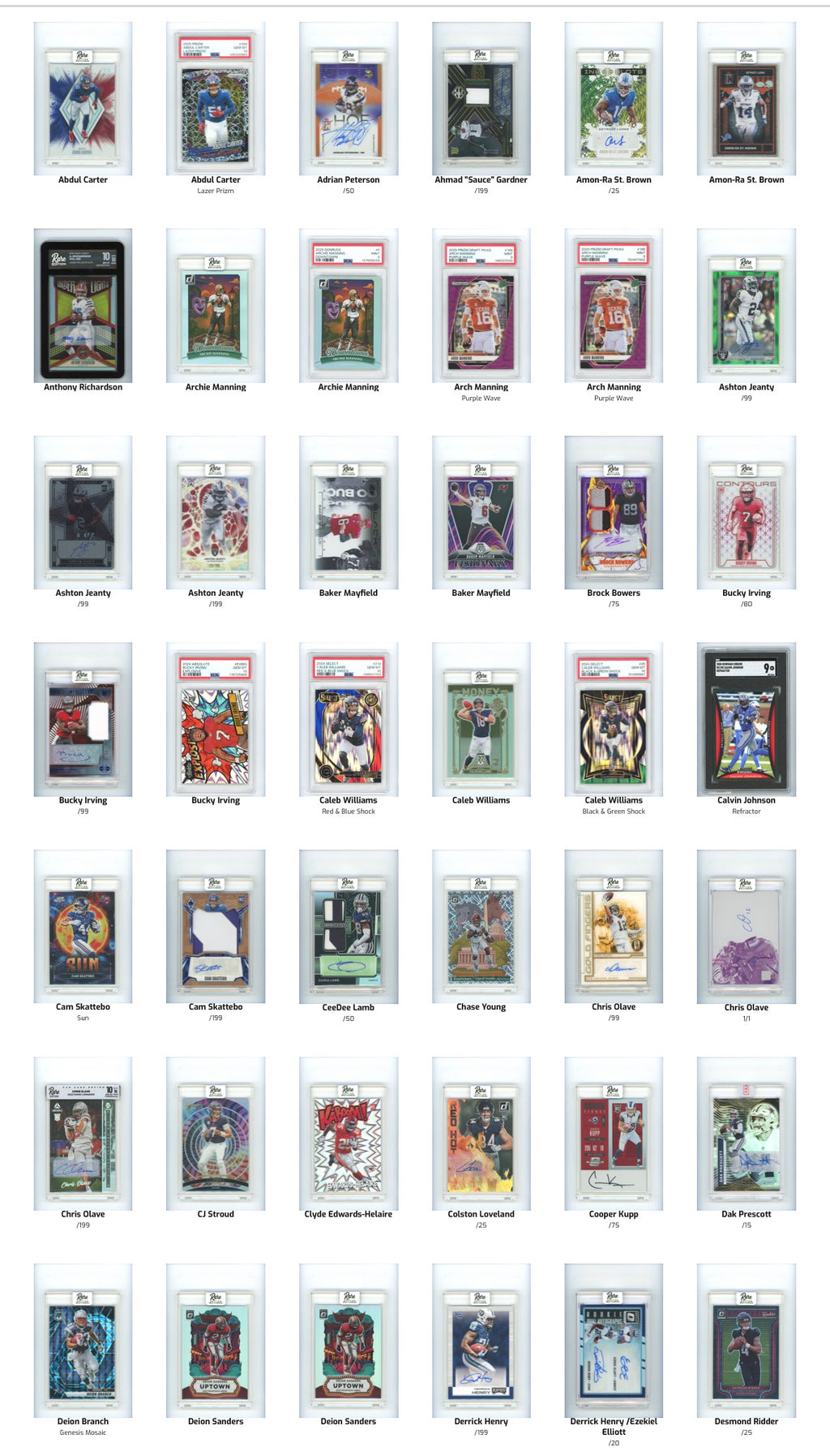 2026 Rare Edition Multiverse™ RE|PACK Football Series 2 12-Pack Hobby Case