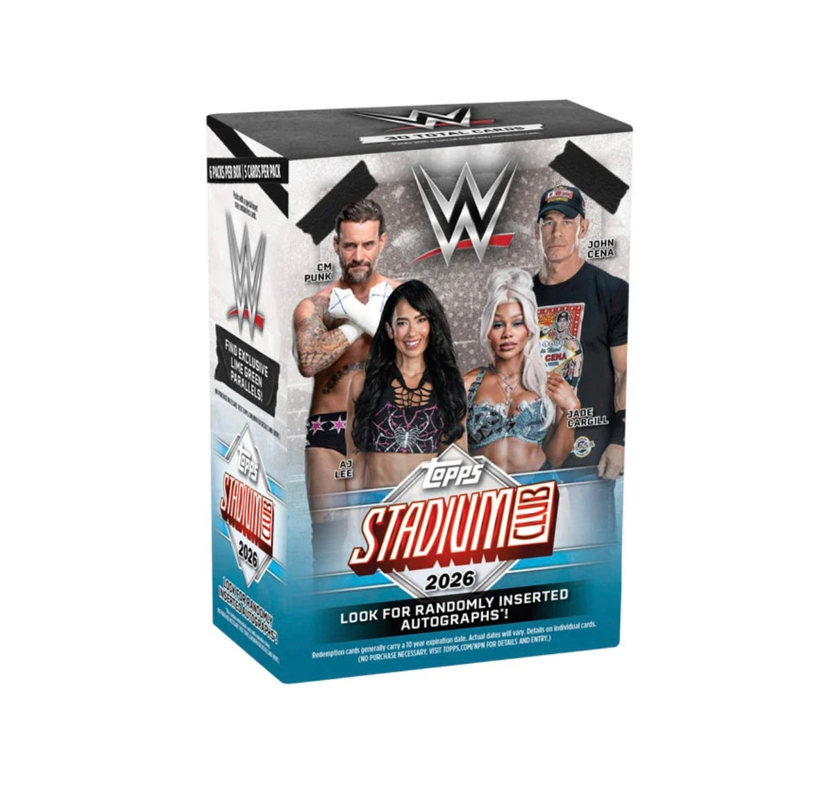 2026 Topps Stadium Club WWE Wrestling Blaster Box (Presell 10/23)