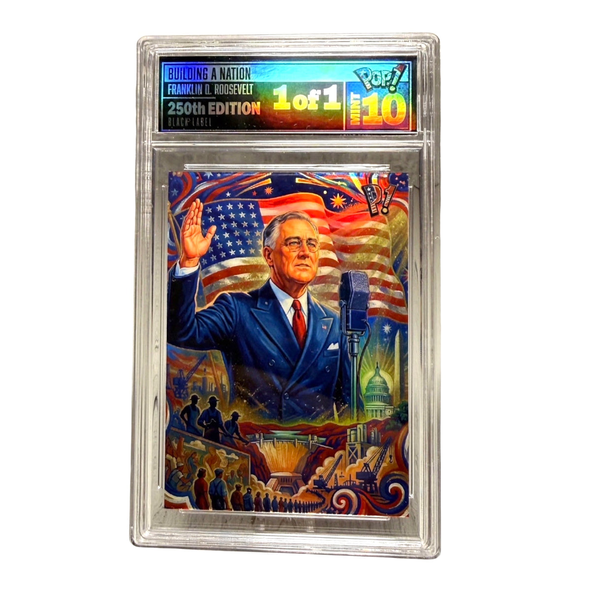 2026 Wild Card Pop! 1 National Exclusive 1/1 Mystery Box – America 250 (Guaranteed Mint 10)
