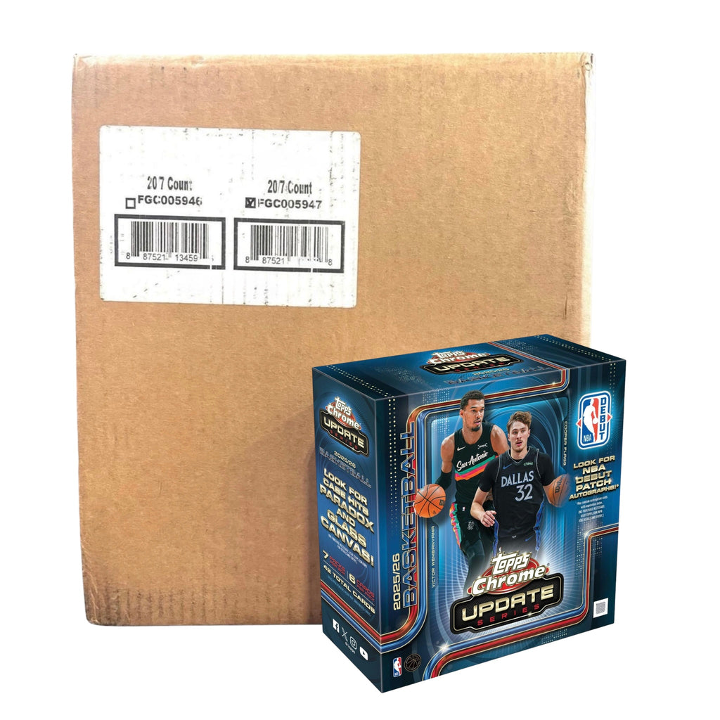 2025-26 Topps Chrome Update Series Basketball Mega 20-Box Case (Presell 8/6)