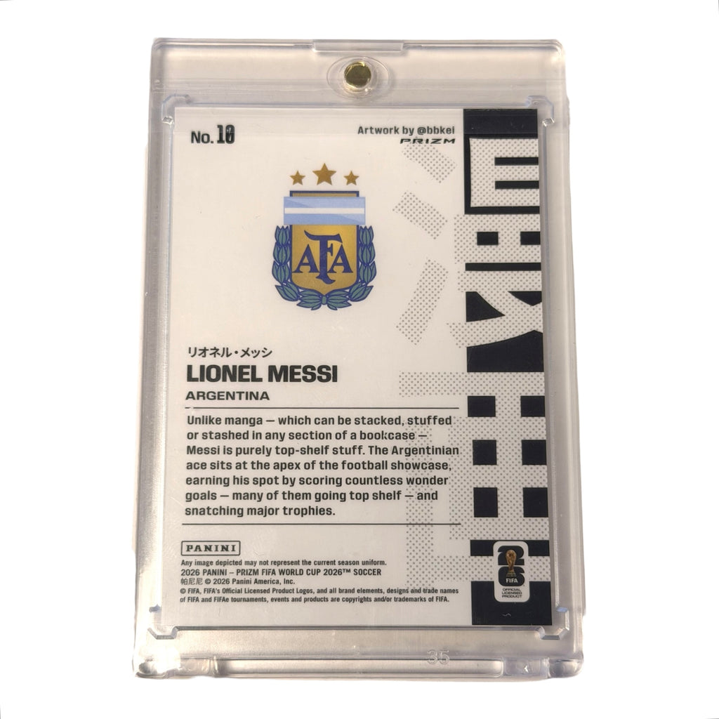 2026 PANINI PRIZM FIFA WORLD CUP 2026 MANGA 10 LIONEL MESSI (Tim)