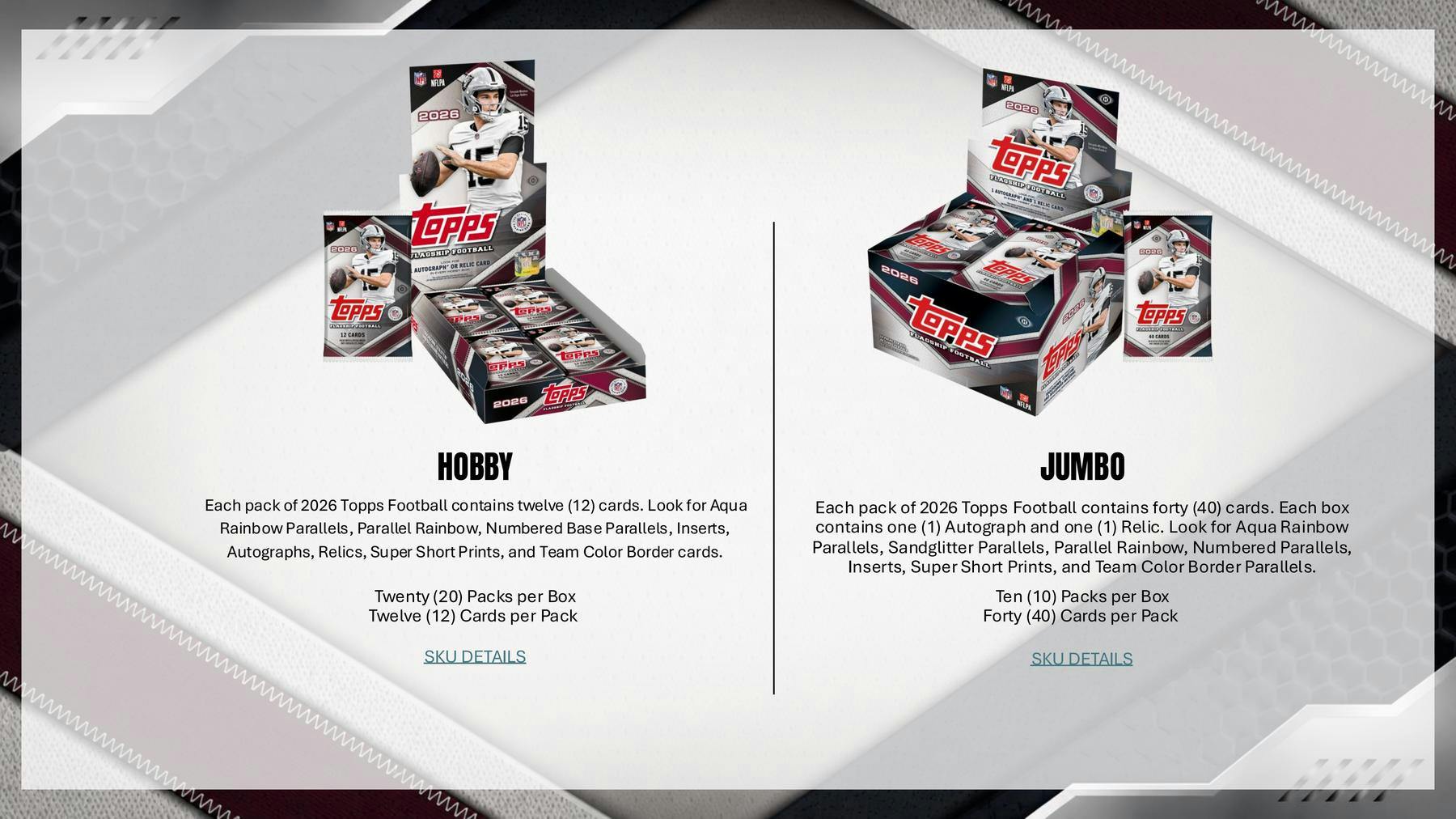 2026 Topps Football Blaster 40-Box Case (8/21)