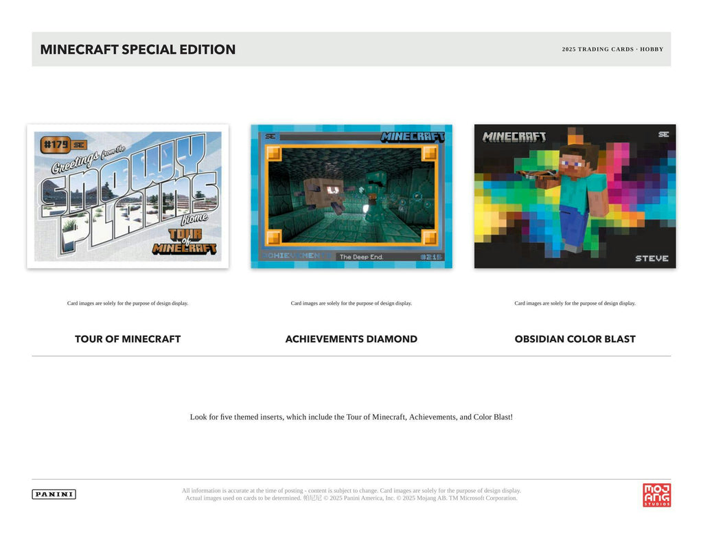 2025 Panini Minecraft Special Edition Hobby Box