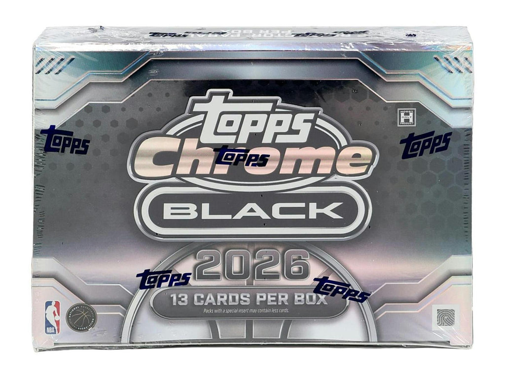 2025-26 Topps Chrome Black Basketball Hobby Box (8/27)