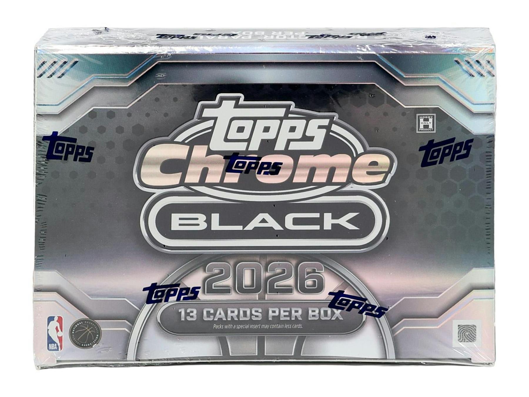 2025-26 Topps Chrome Black Basketball Hobby Box (8/27)