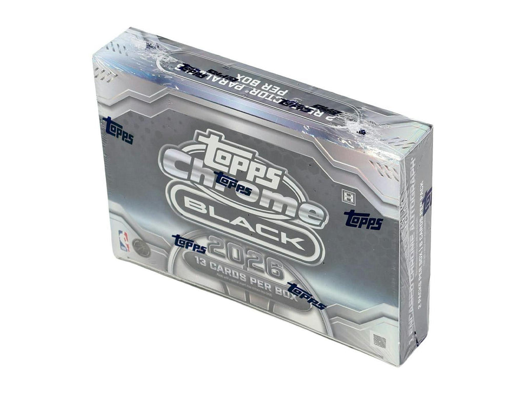 2025-26 Topps Chrome Black Basketball Hobby Box (8/27)