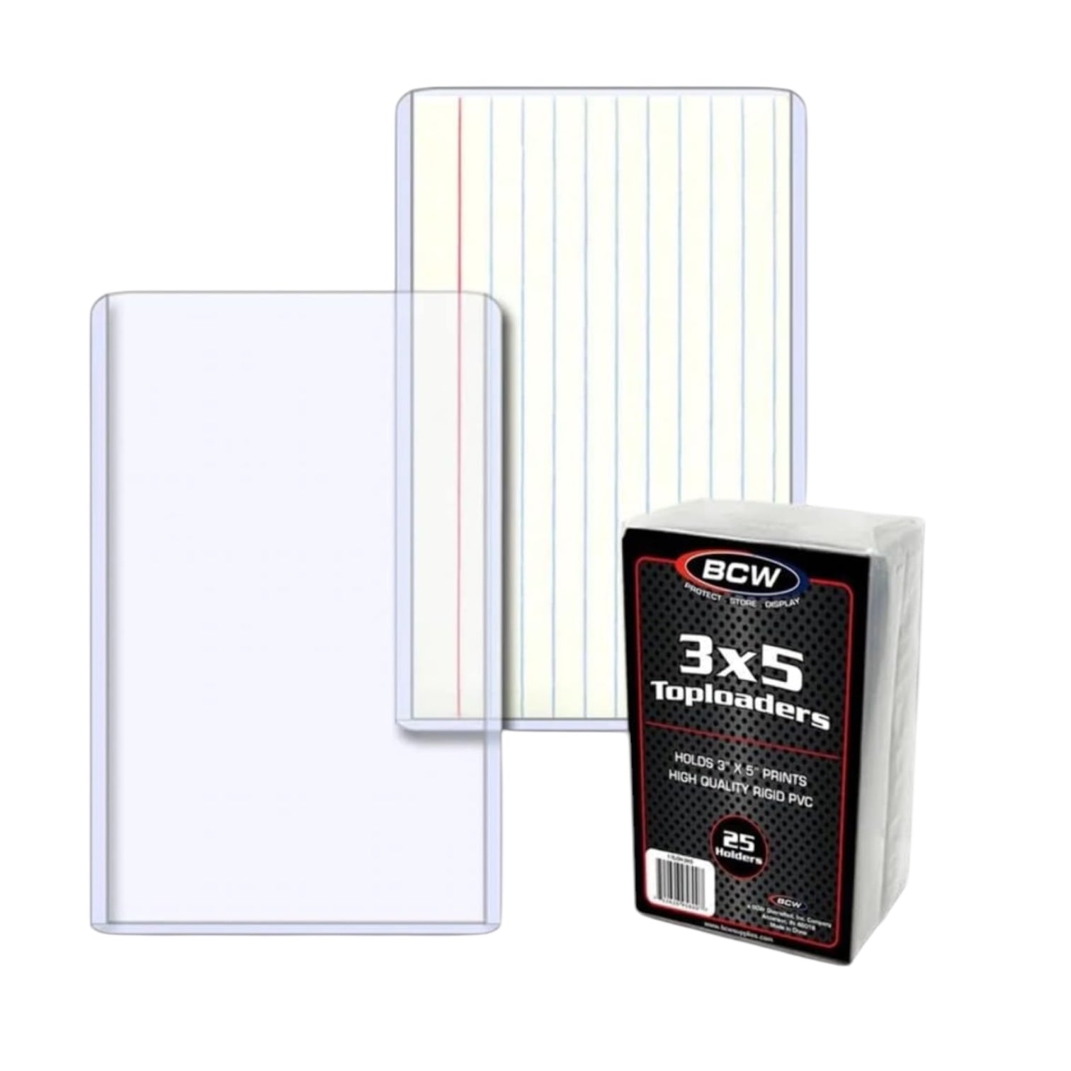 BCW 3x5 Toploaders (Pack of 25)
