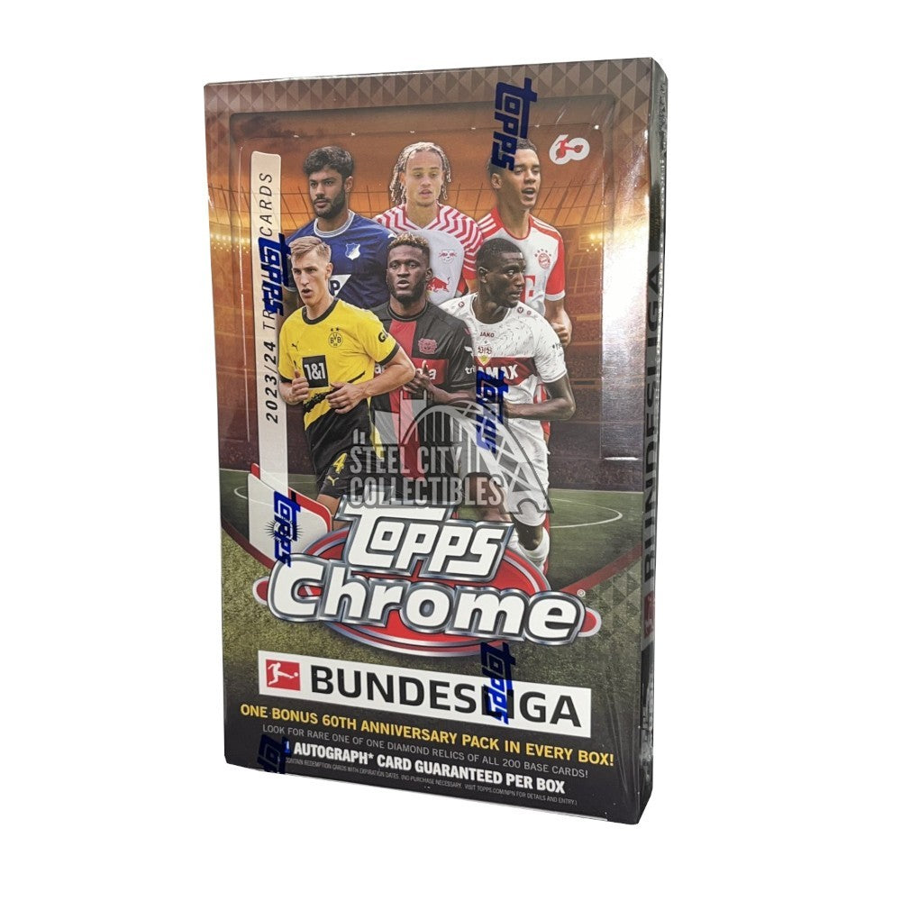 2023-24 Topps Chrome Bundesliga Soccer Hobby Pack