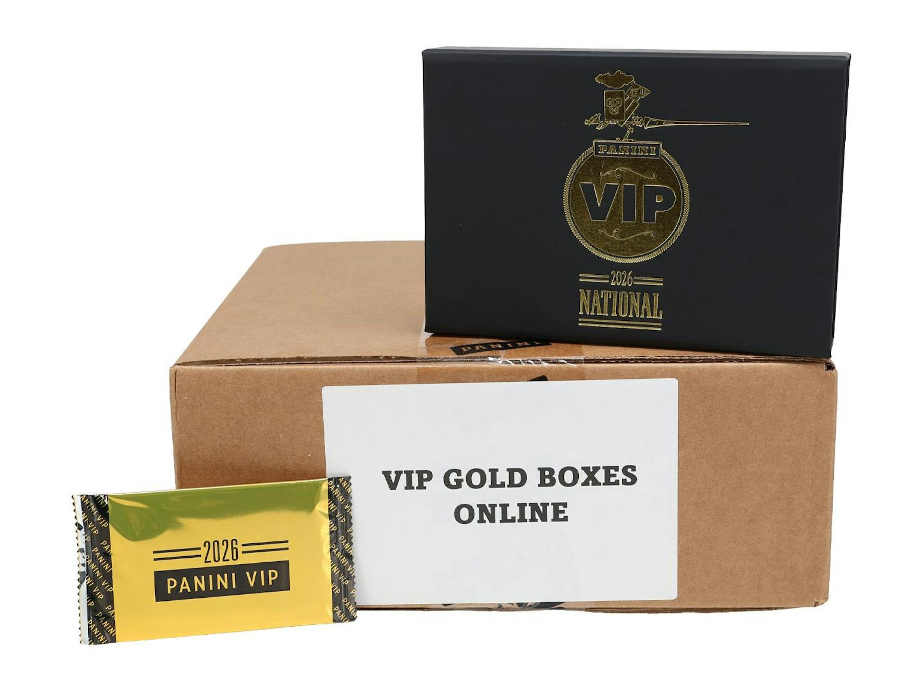 2026 Panini National Sports Collectors Convention NSCC VIP Exclusive Gold Pack 100-Pack & Gem 1/1 Box (8/5)