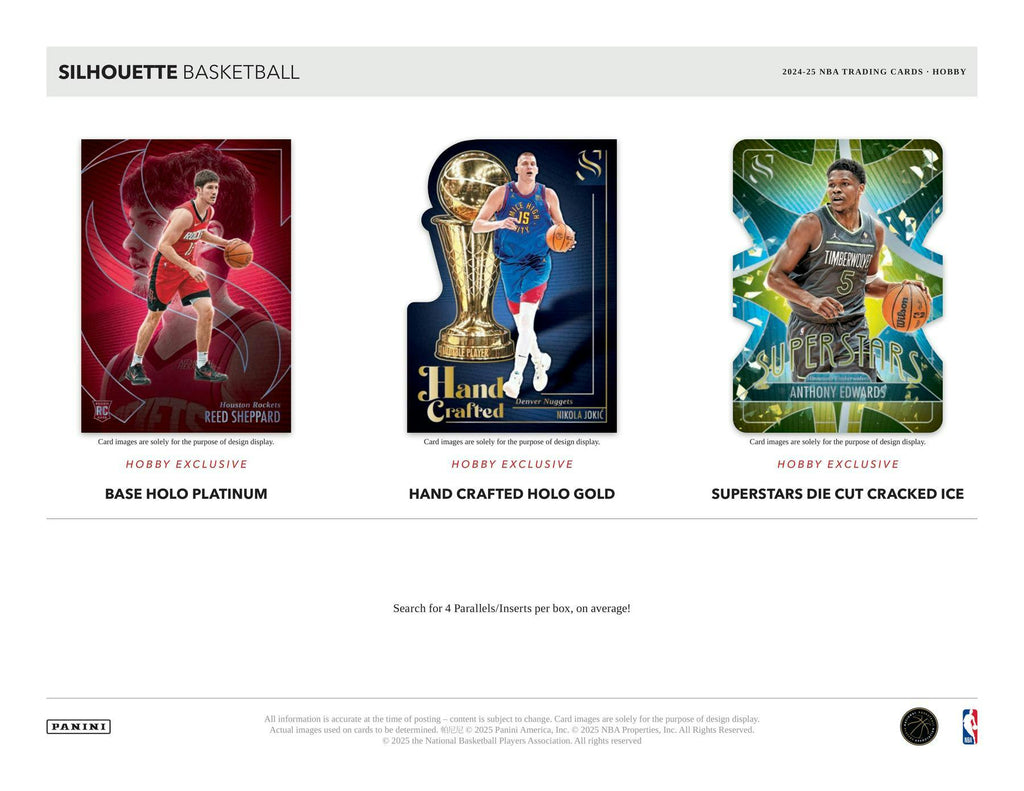 2024-25 Panini Silhouette Basketball Hobby Box (Consignment)