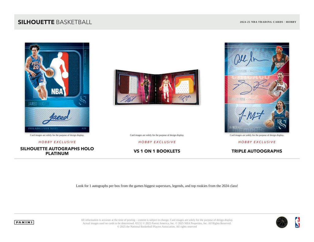 2024-25 Panini Silhouette Basketball Hobby Box (Consignment)