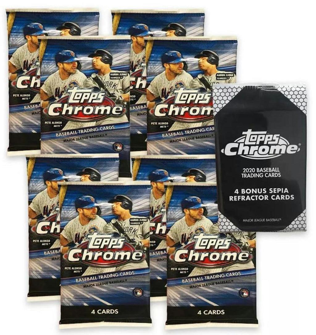 2020 Topps Chrome Baseball 8-Pack Blaster Box