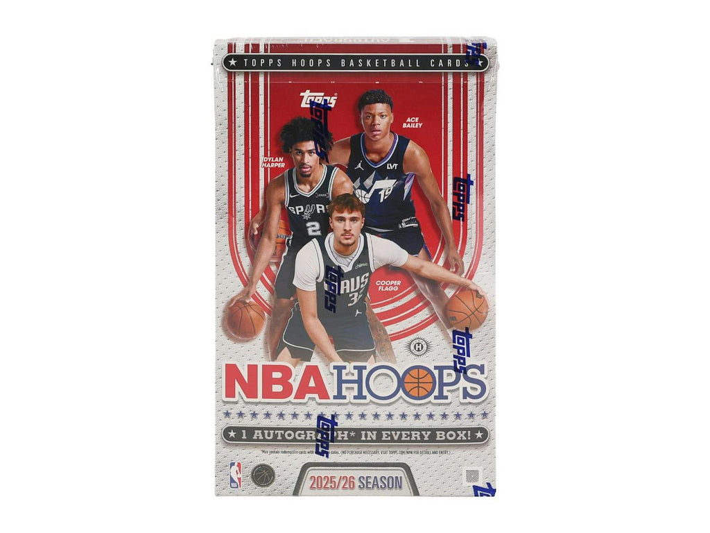 2025-26 Topps Hoops Basketball Hobby 12-Box Case (5/14)
