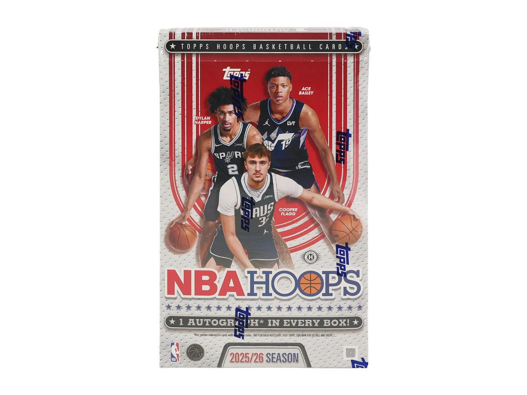 2025-26 Topps Hoops Basketball Hobby 12-Box Case (5/14)