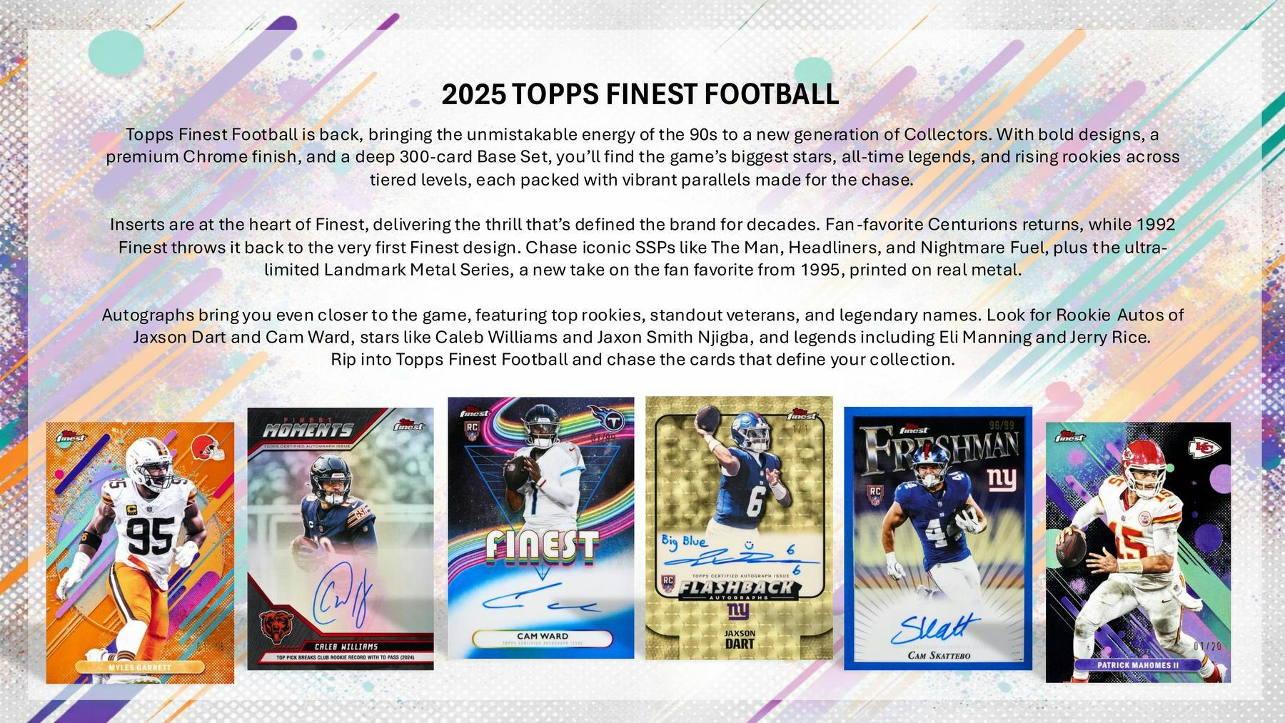 2025 Topps Finest Football Hobby Pack (5/15)