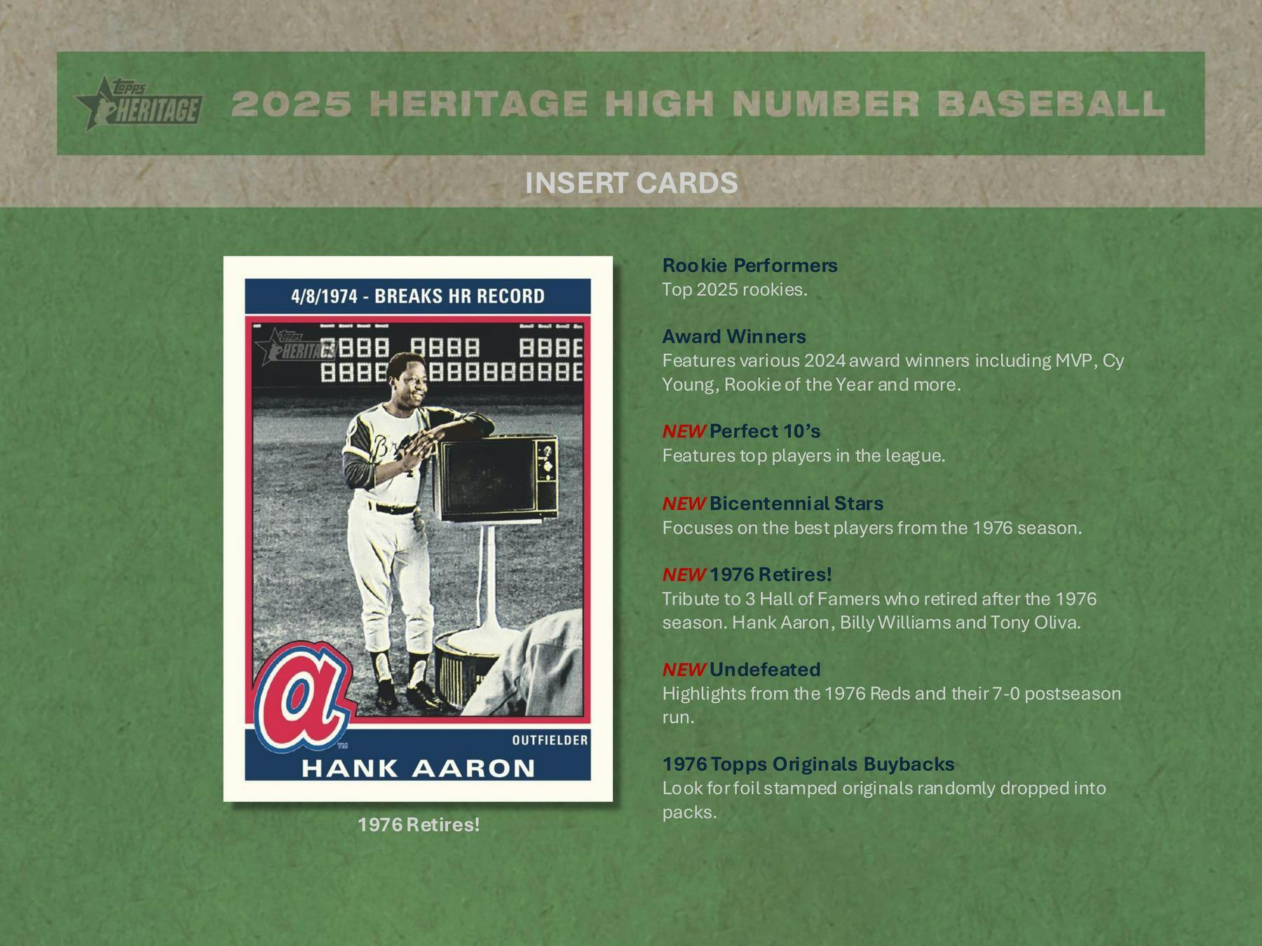 2025 Topps Heritage High Number Baseball Hobby Box (12/17)