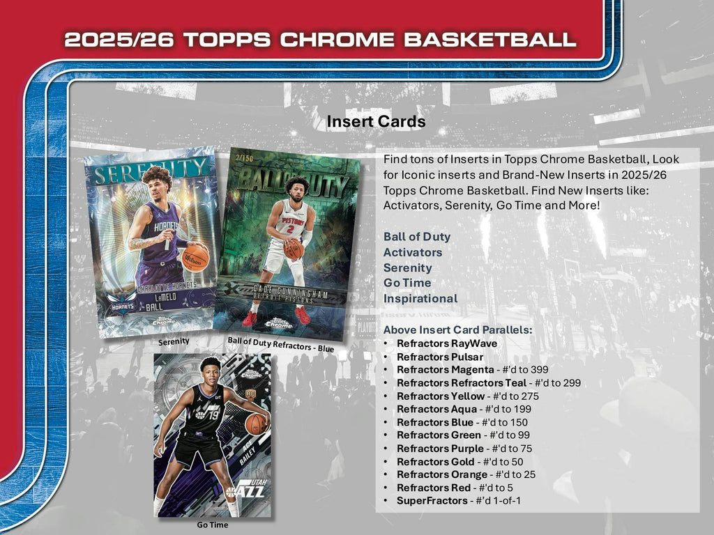 2025-26 Topps Chrome Basketball 7-Pack Blaster Box (Retail)