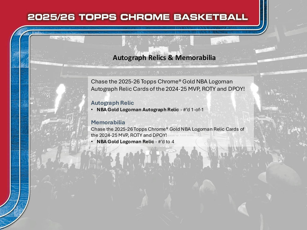 2025-26 Topps Chrome Basketball 7-Pack Blaster Box (Retail)