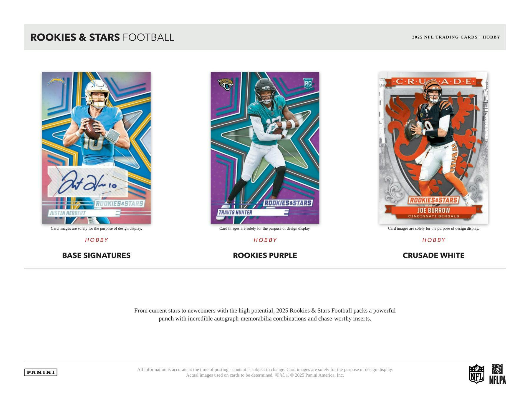 2025 Panini Rookies & Stars Football Hobby Box (12/19)