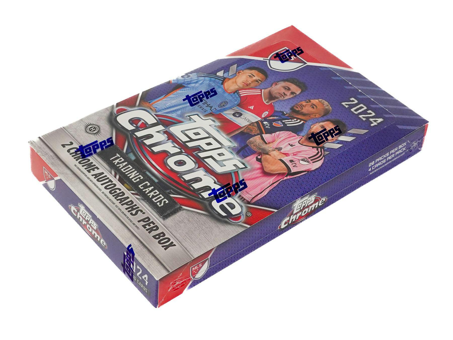 2024 Topps MLS Major League Soccer Chrome Hobby Pack