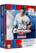 2026 Topps Chrome Baseball Fanatics 42-Card Mega Box