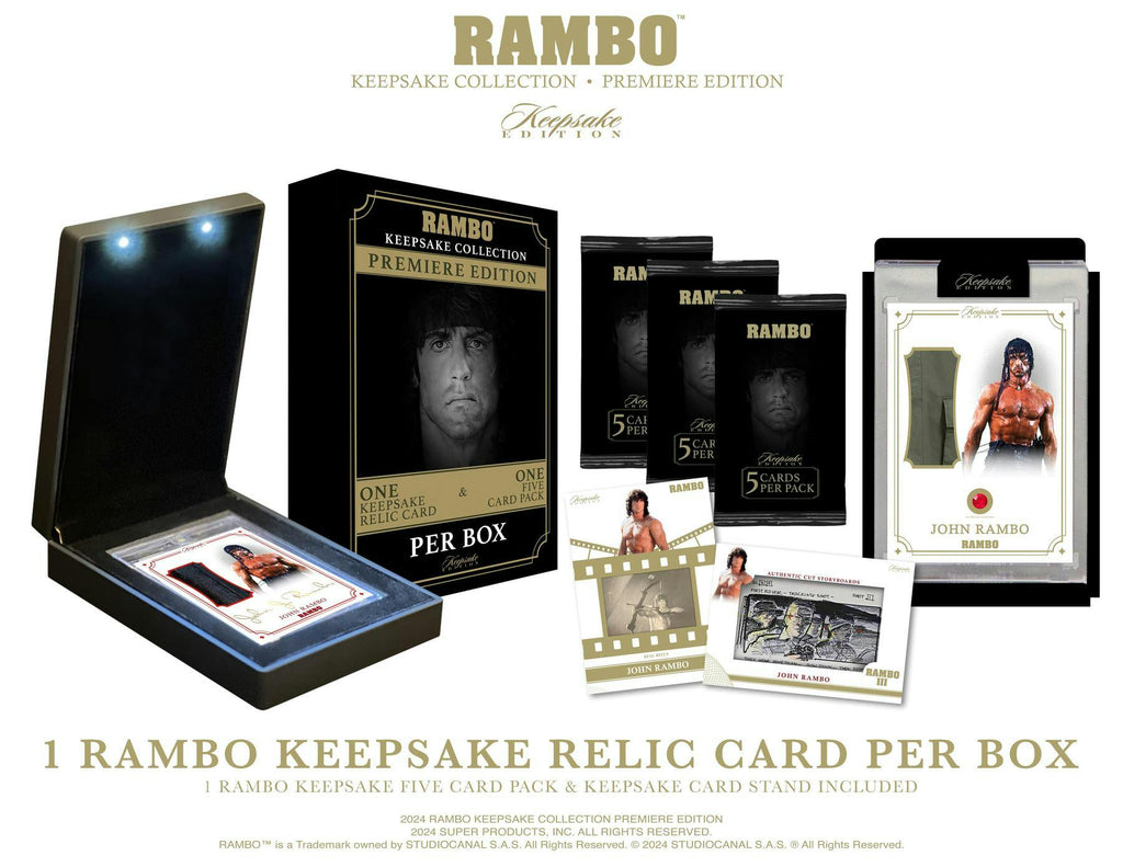 2024 Keepsake Rambo Collection Premiere Edition 5-Box Case (6/24)