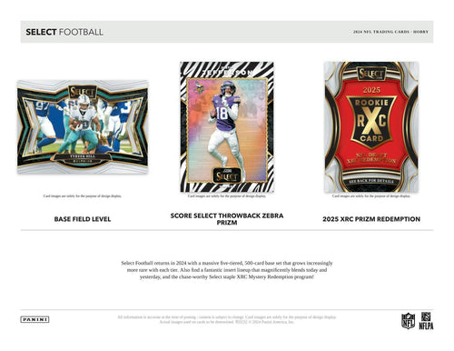 2024 Panini Select Football Hobby Box (5/28)
