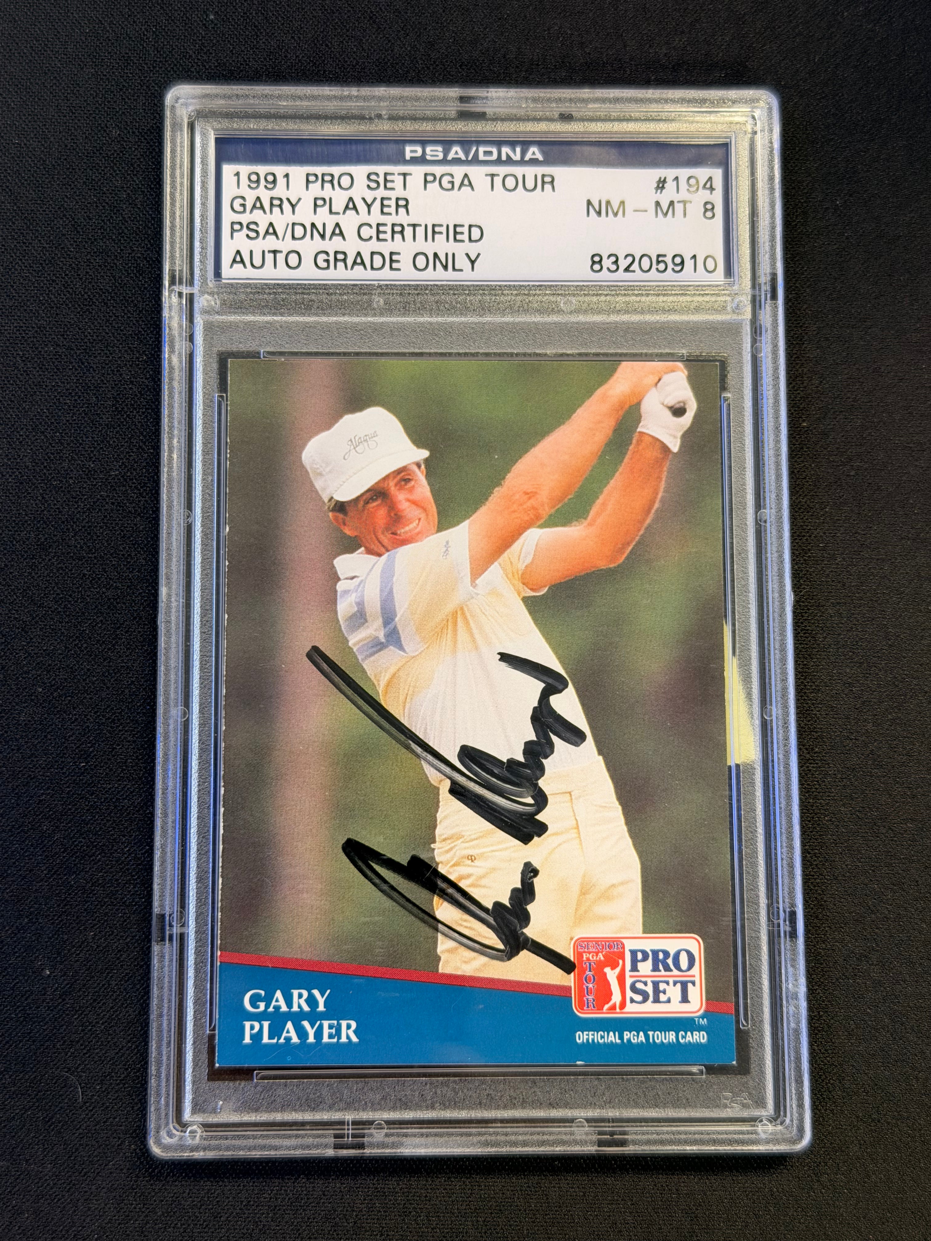 1991 PRO SET PGA TOUR #194 GARY PLAYER PSA/DNA AUTHENTIC AUTOGRAPH (GC)