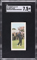 1971 BARRATT & CO LTD #11 GARY PLAYER GOLDFLAKE FAMOUS SPORTSMEN SGC 7.5 NM+ (GC)