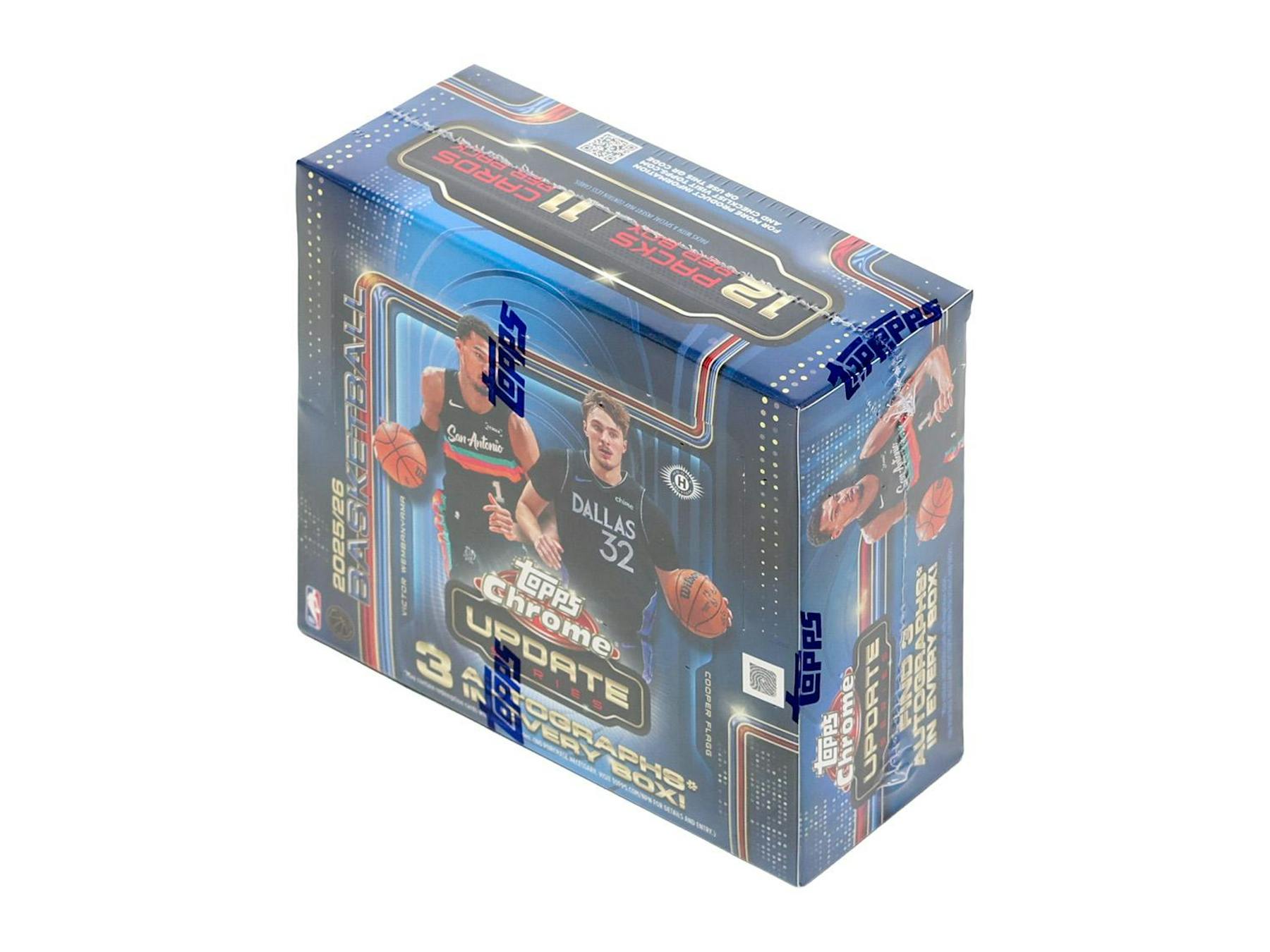 2025-26 Topps Chrome Update
Series Basketball Hobby Jumbo 8-Box Case (Presell 8/6)