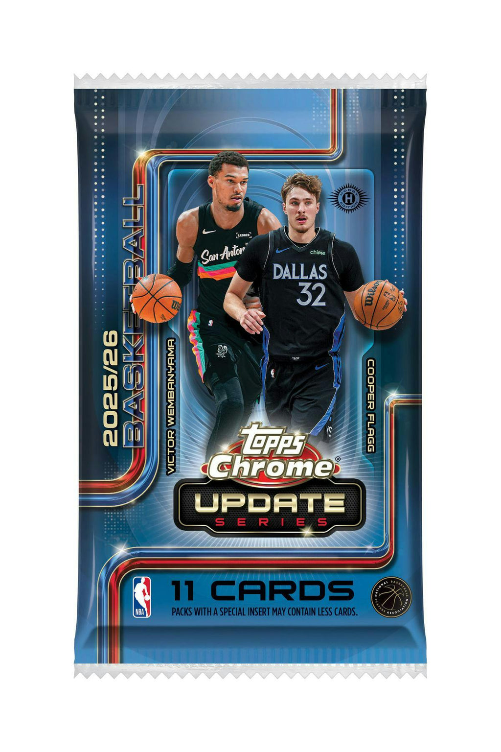 2025-26 Topps Chrome Update
Series Basketball Hobby Jumbo 8-Box Case (Presell 8/6)