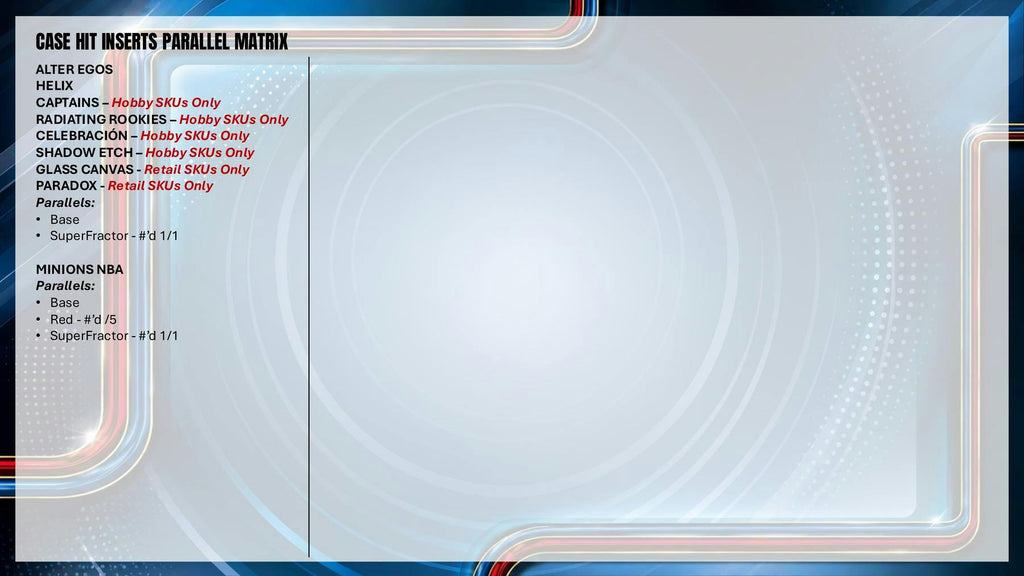 2025-26 Topps Chrome Update Series Basketball Blaster 40-Box Case (Presell 8/6)