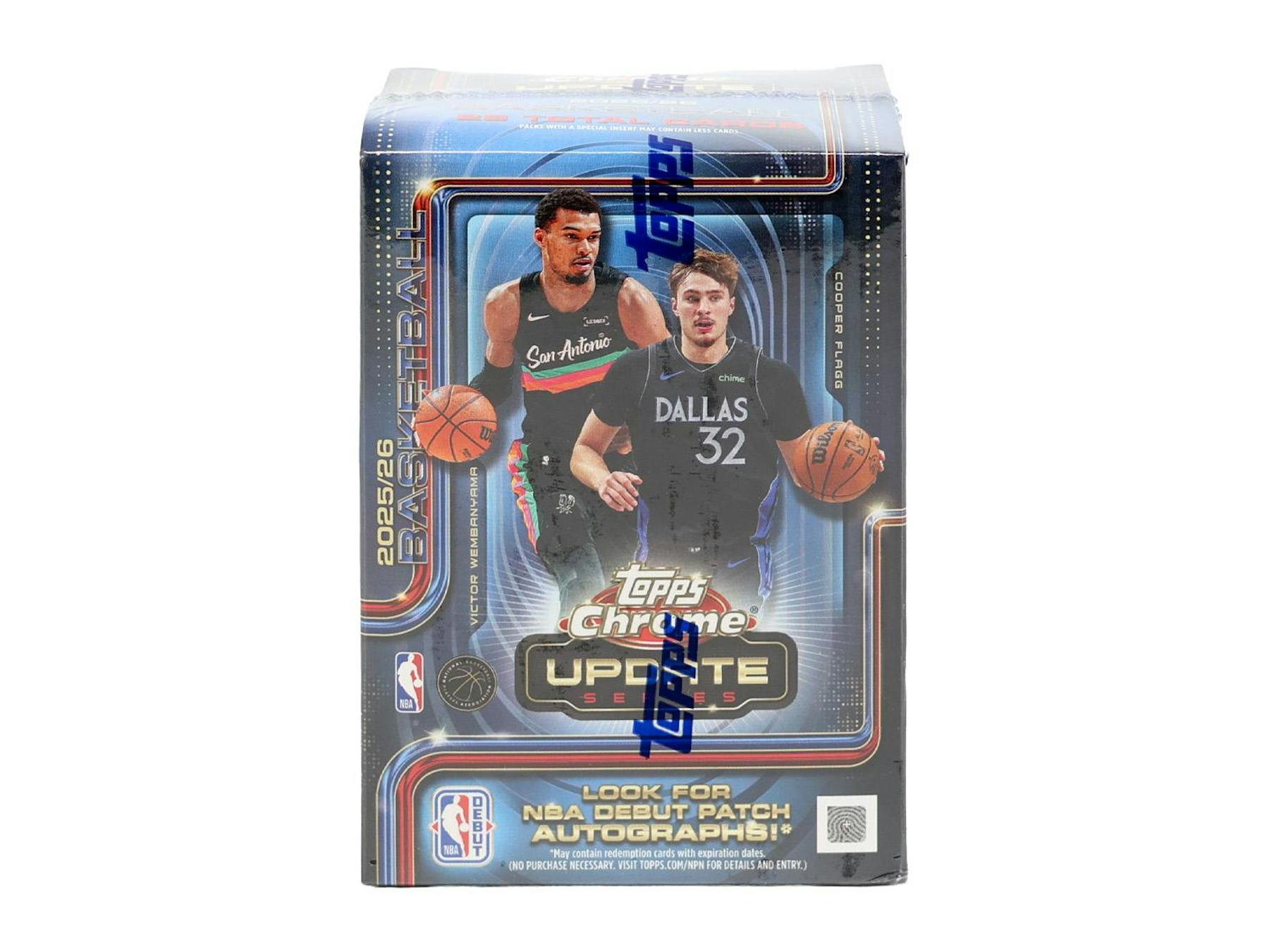 2025-26 Topps Chrome Update Series Basketball Blaster 40-Box Case (Presell 8/6)